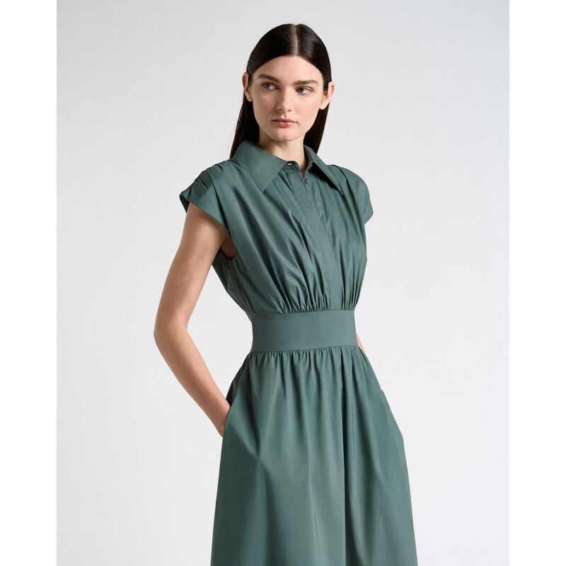 Cue Soft Finish Cotton Shirt Dress image number 3